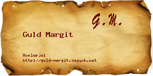 Guld Margit névjegykártya